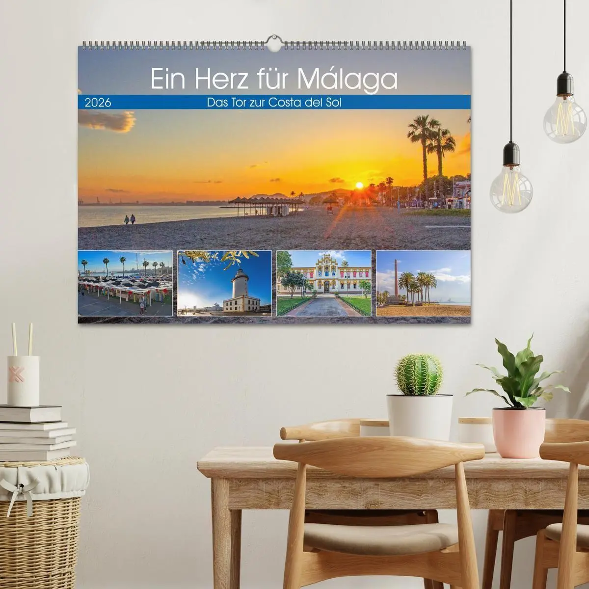 Bild: 9783516692259 | Ein Herz für Málaga (Wandkalender 2026 DIN A2 quer), CALVENDO...