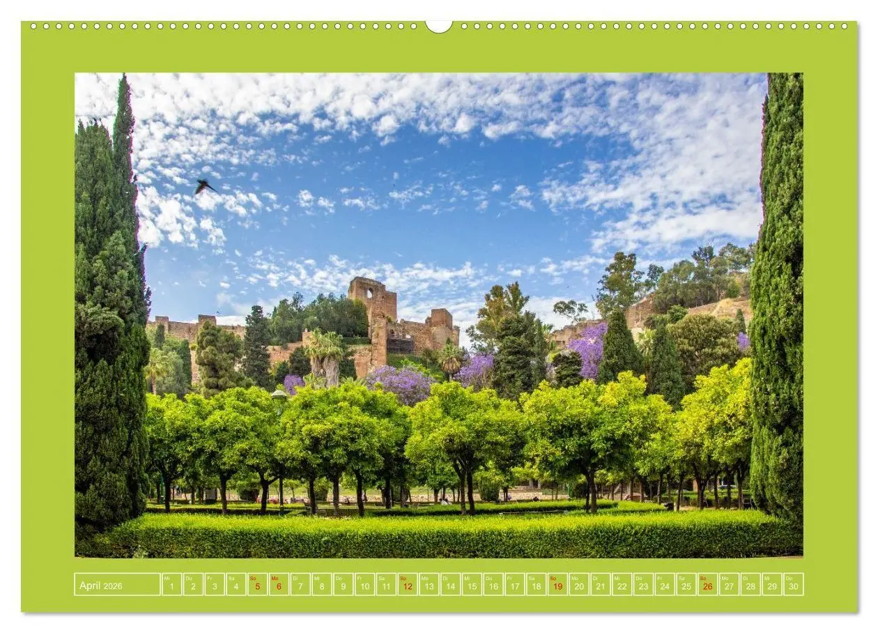 Bild: 9783516692259 | Ein Herz für Málaga (Wandkalender 2026 DIN A2 quer), CALVENDO...