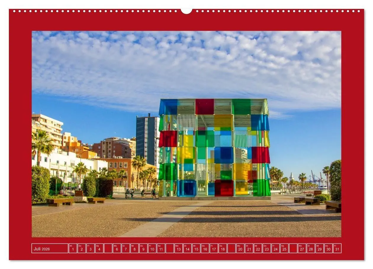 Bild: 9783516692259 | Ein Herz für Málaga (Wandkalender 2026 DIN A2 quer), CALVENDO...