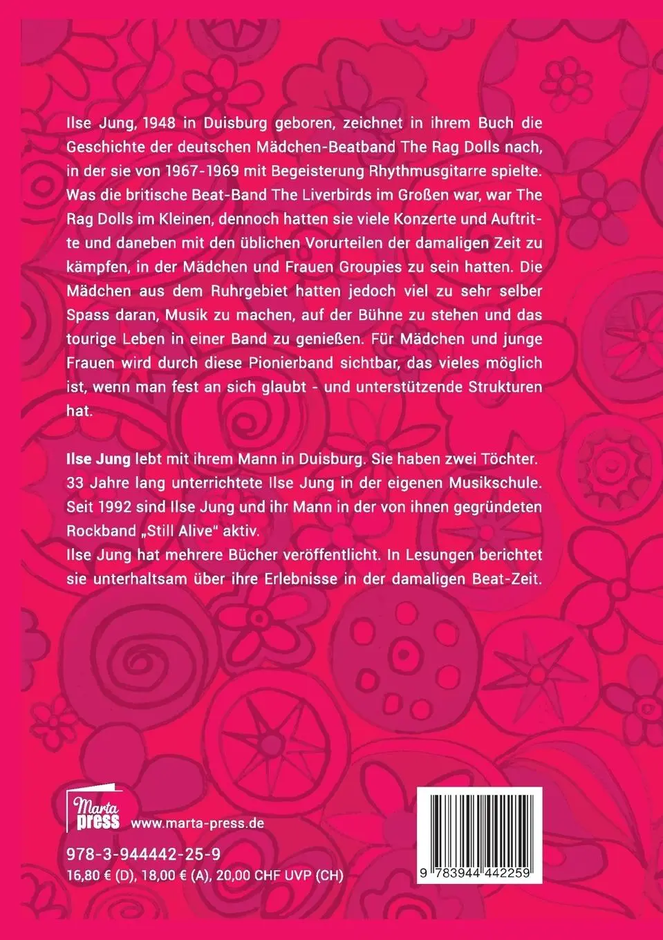 Rückseite: 9783944442259 | RuhrgeBEATgirls | Ilse Jung | Taschenbuch | 120 S. | Deutsch | 2016
