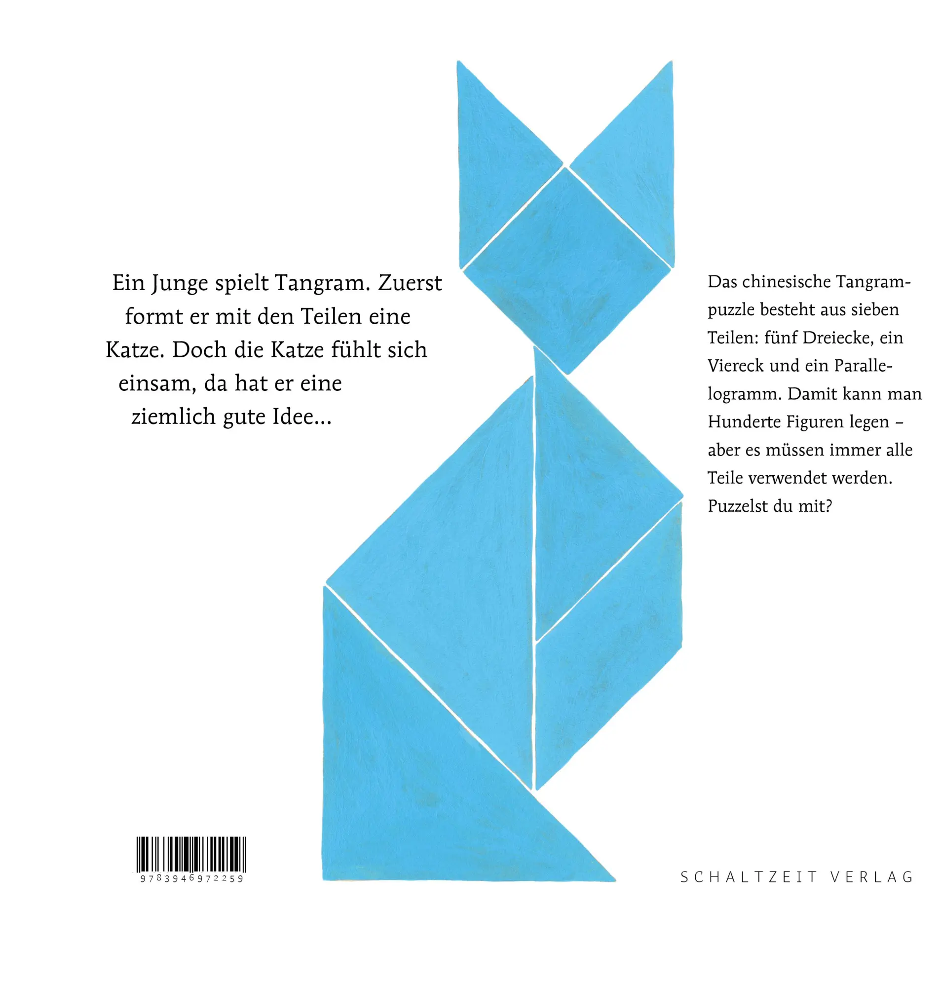 Rückseite: 9783946972259 | Tangram Katze | Maranke Rinck | Buch | 56 S. | Deutsch | 2018