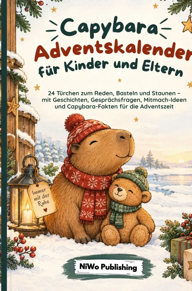 Cover: 9783982822259 | Capybara Adventskalender für Kinder und Eltern | NiWo Publishing