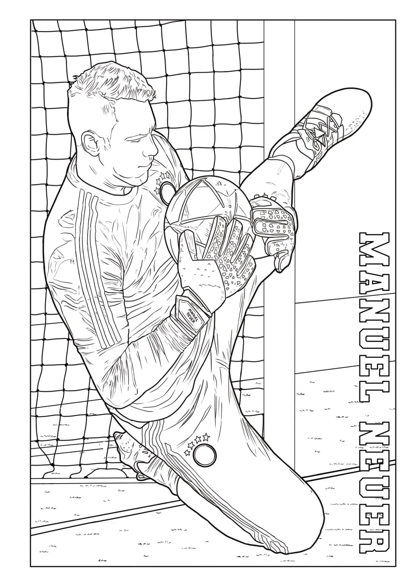 Bild: 9783986572259 | Fußball-Malbuch STARS &amp; LEGENDEN der deutschen Nationalmannschaft...