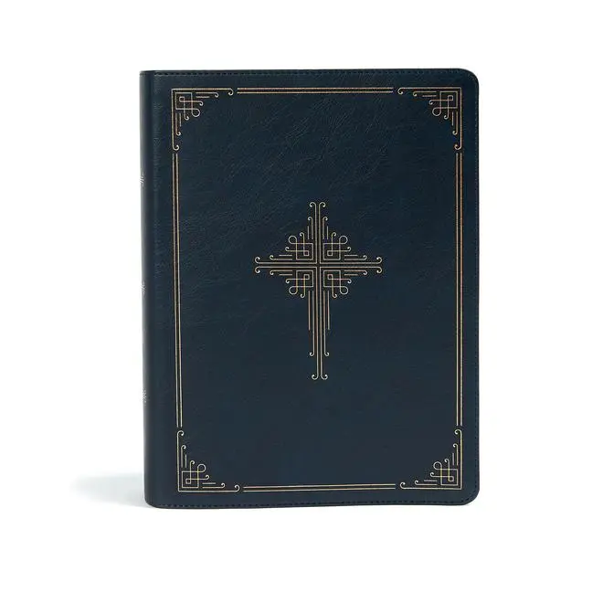 Cover: 9781087742359 | CSB Ancient Faith Study Bible, Navy Leathertouch | Holman | Buch
