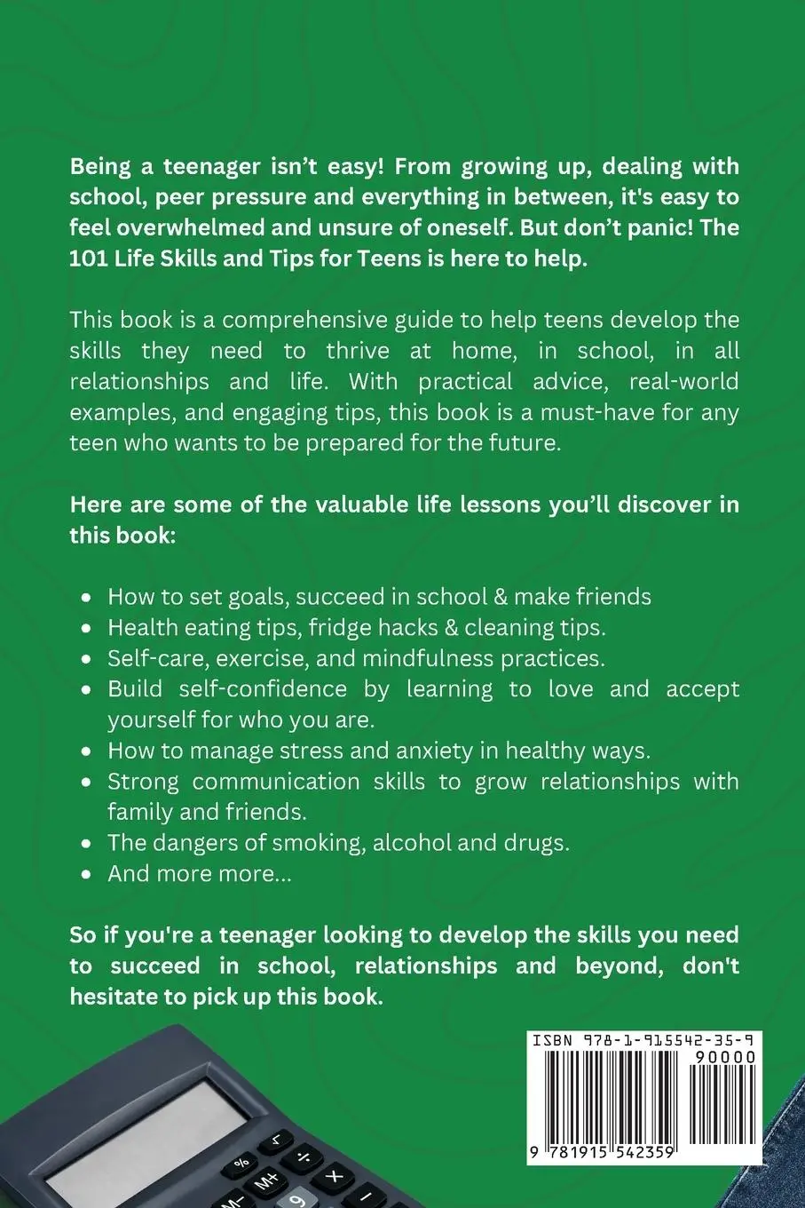 Rückseite: 9781915542359 | 101 Life Skills and Tips for Teens - How to succeed in school,...