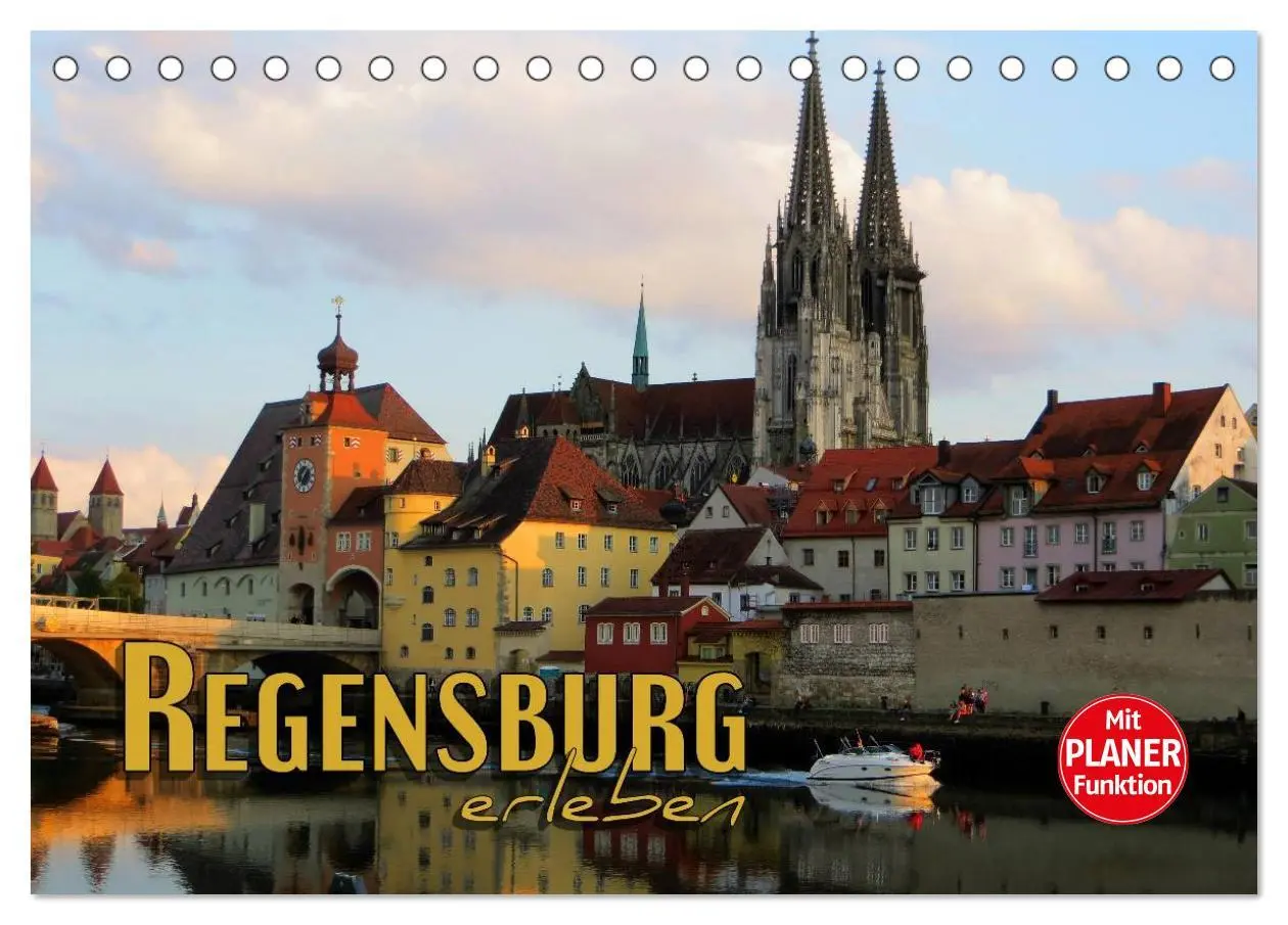 Cover: 9783457972359 | Regensburg erleben (Tischkalender 2026 DIN A5 quer), CALVENDO...