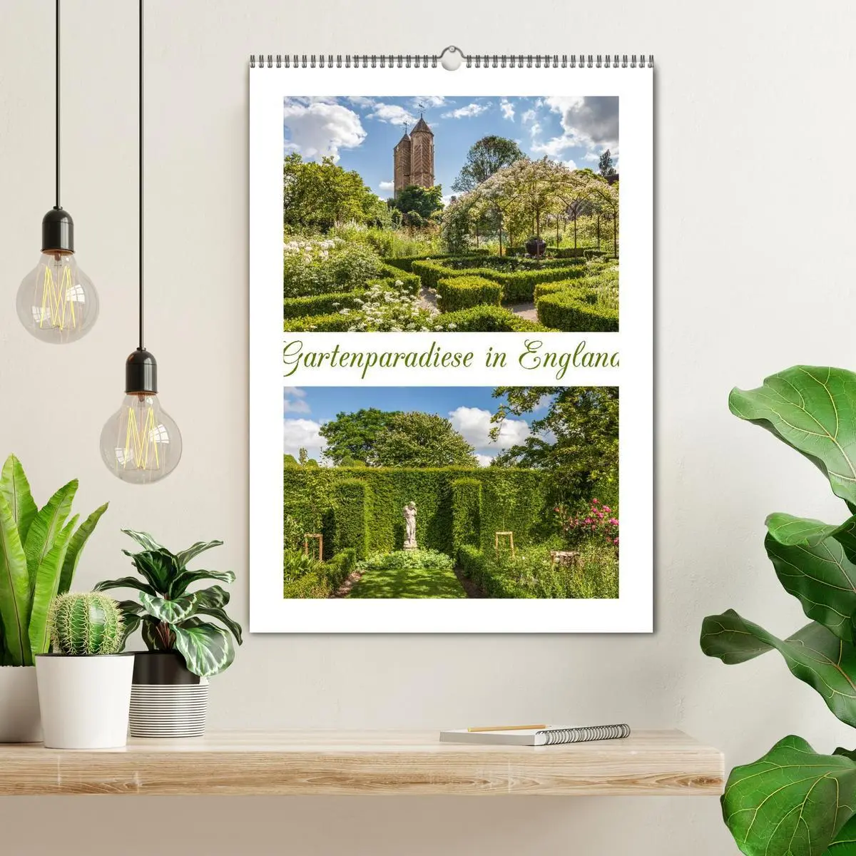 Bild: 9783516442359 | Gartenparadiese in England (Wandkalender 2026 DIN A2 hoch),...
