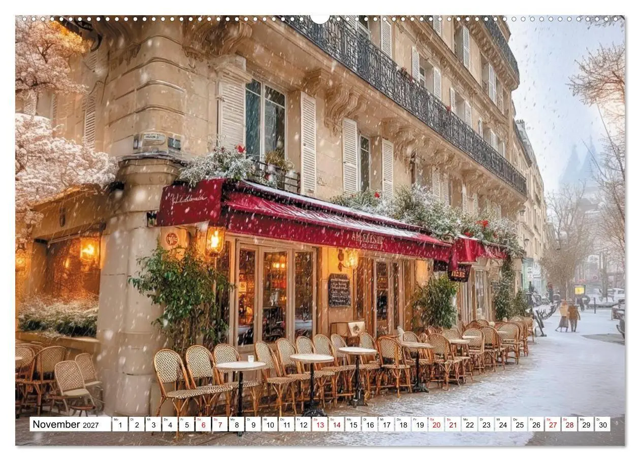 Bild: 9783516752359 | Bonjour, Kaffee! Bonjour, Paris! (hochwertiger Premium Wandkalender...