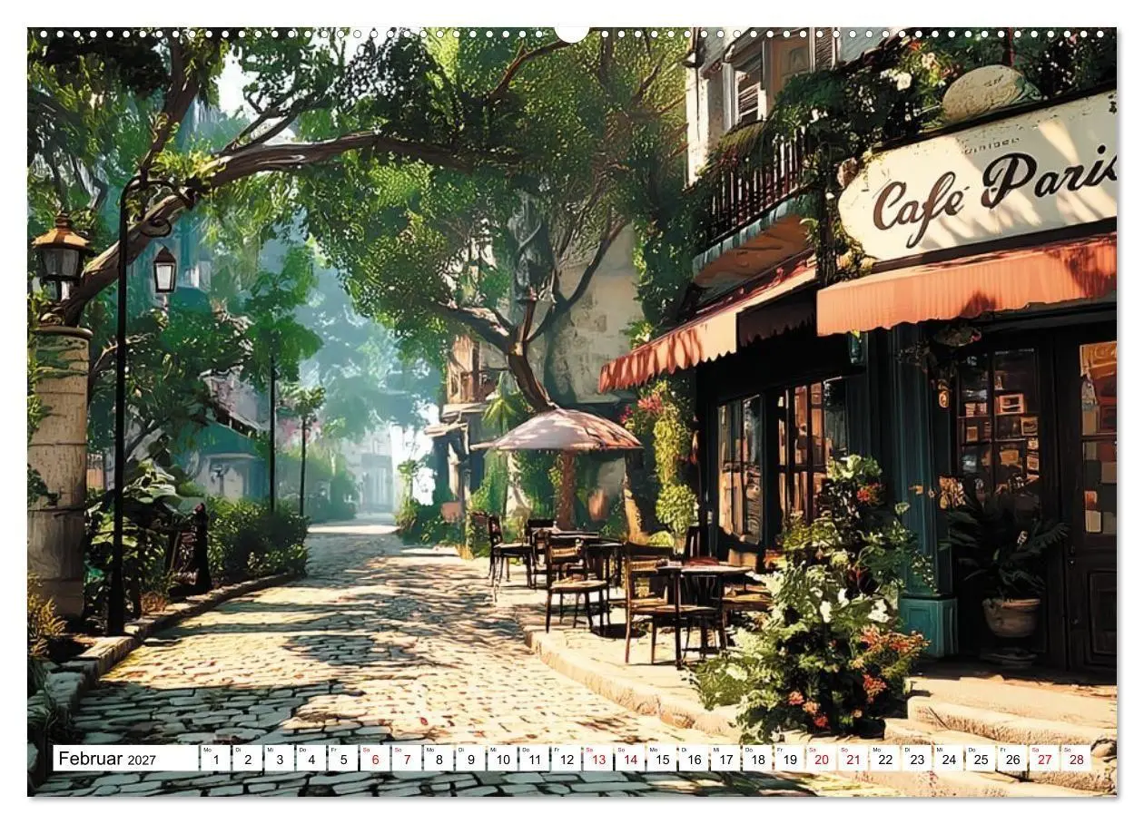 Bild: 9783516752359 | Bonjour, Kaffee! Bonjour, Paris! (hochwertiger Premium Wandkalender...