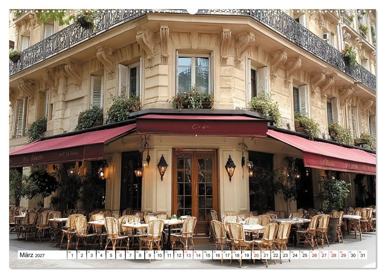 Bild: 9783516752359 | Bonjour, Kaffee! Bonjour, Paris! (hochwertiger Premium Wandkalender...