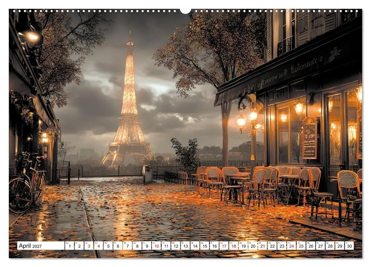 Bild: 9783516752359 | Bonjour, Kaffee! Bonjour, Paris! (hochwertiger Premium Wandkalender...
