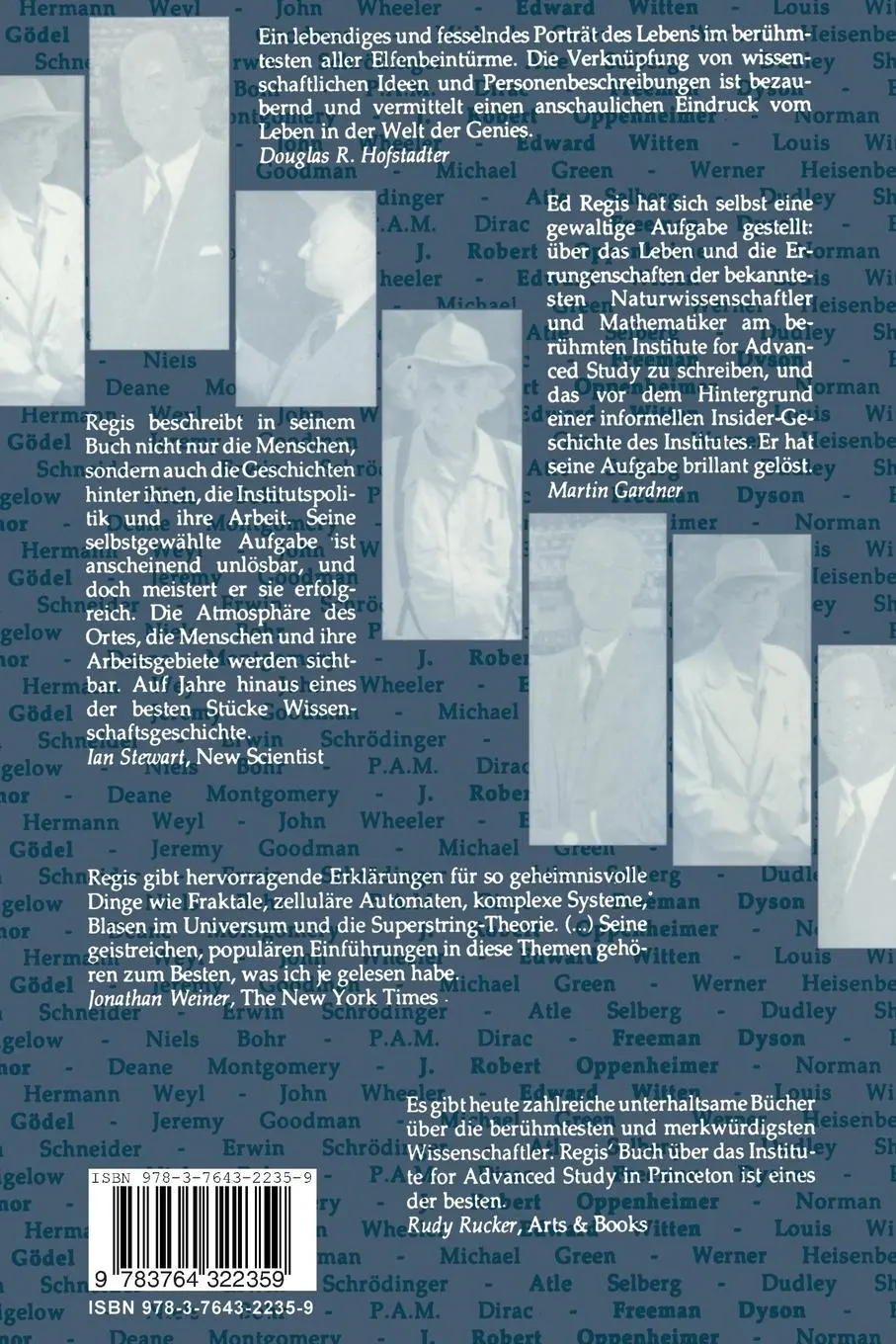 Rückseite: 9783764322359 | Einstein, Gödel &amp; Co. | Regis | Taschenbuch | Paperback | 320 S.