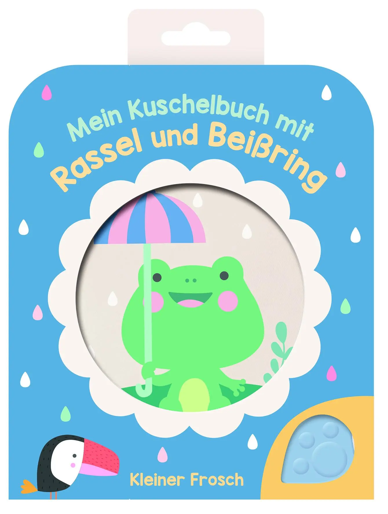 Mein Kuschelbuch mit Rassel und Beißring - Kleiner Frosch - Neuware