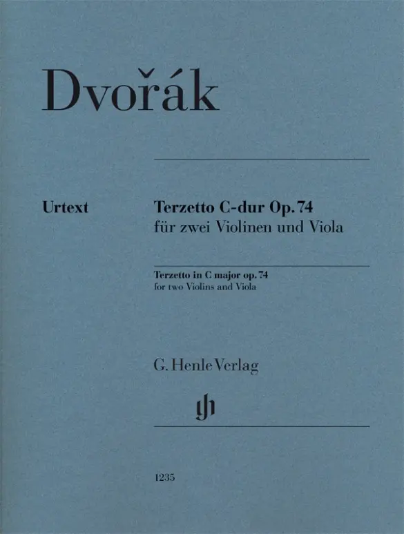 Cover: 9790201812359 | Antonín Dvorák - Terzetto C-dur op. 74 für zwei Violinen und Viola