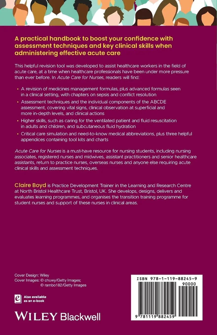 Rückseite: 9781119882459 | Acute Care for Nurses | Claire Boyd | Taschenbuch | Englisch | 2023