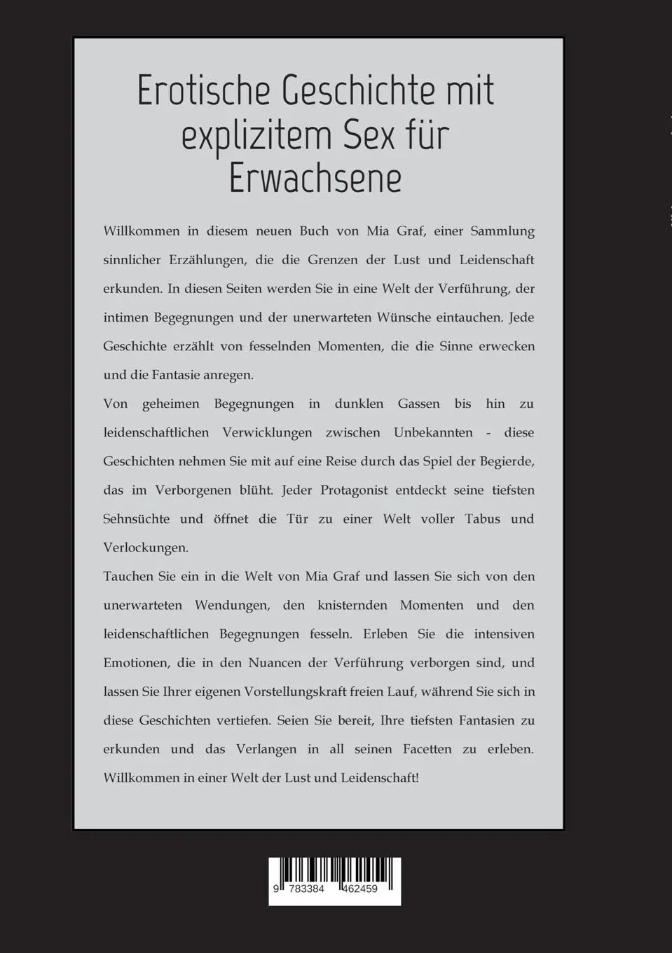 Rückseite: 9783384462459 | Alicia, sex-reporterin | Geschichten mit explizitem Sex für Erwachsene