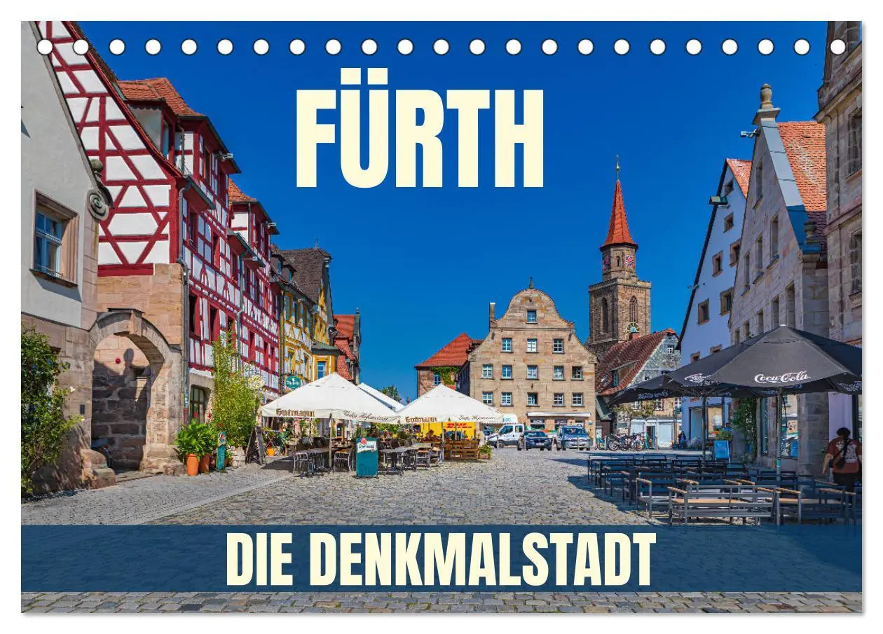 Cover: 9783457272459 | Fürth - die Denkmalstadt (Tischkalender 2026 DIN A5 quer), CALVENDO...