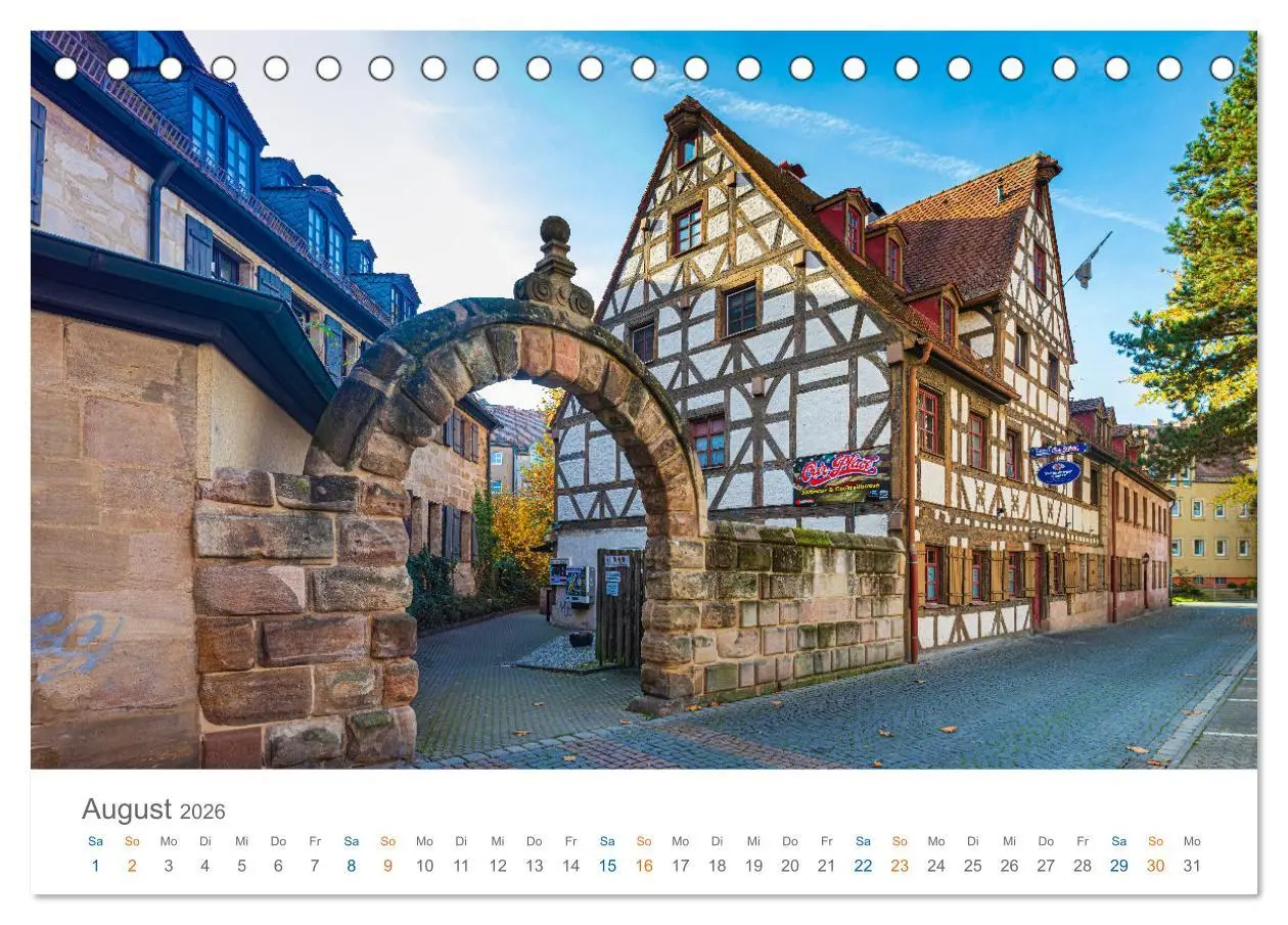 Bild: 9783457272459 | Fürth - die Denkmalstadt (Tischkalender 2026 DIN A5 quer), CALVENDO...