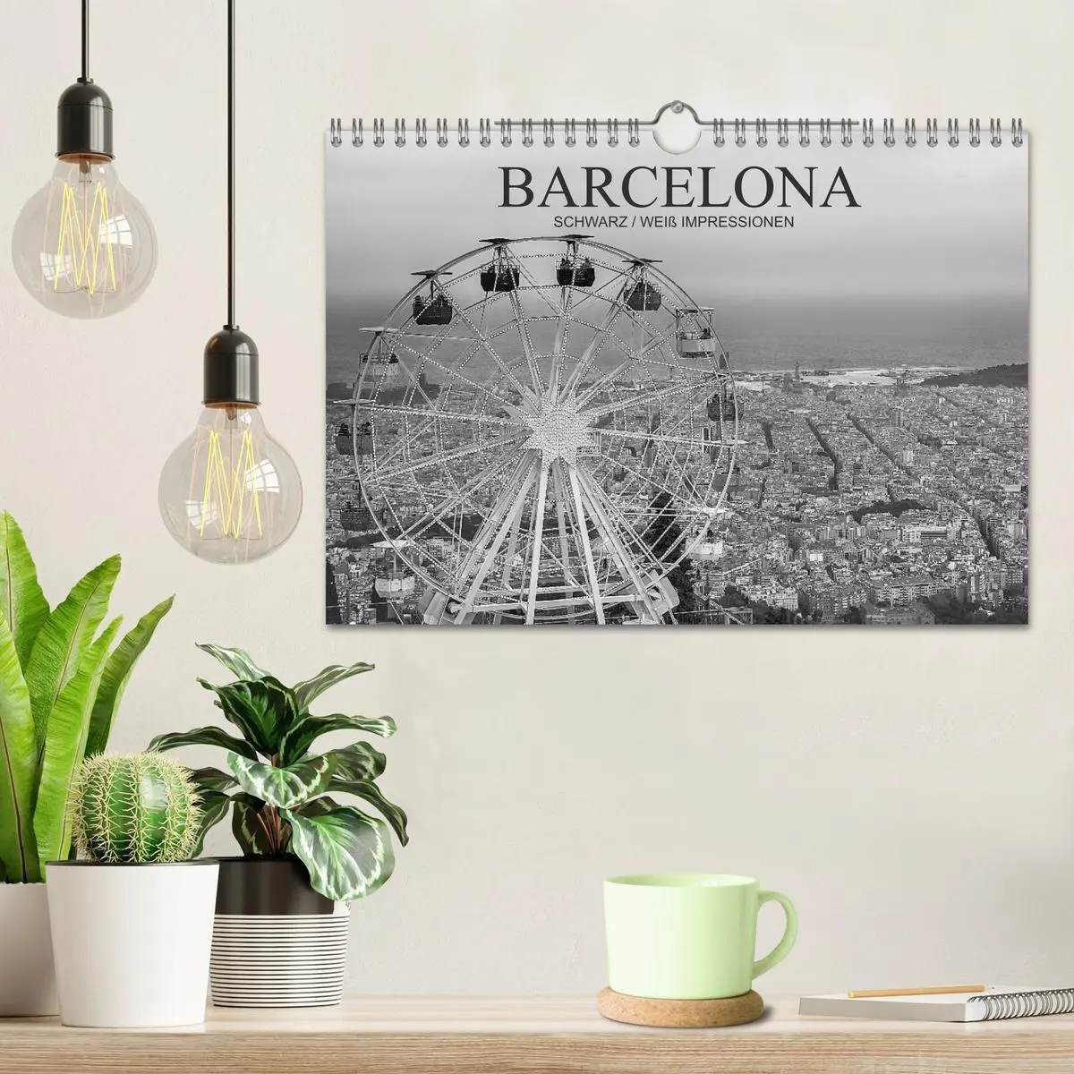 Bild: 9783516122459 | Barcelona Schwarz / Weiß Impressionen (Wandkalender 2026 DIN A4...