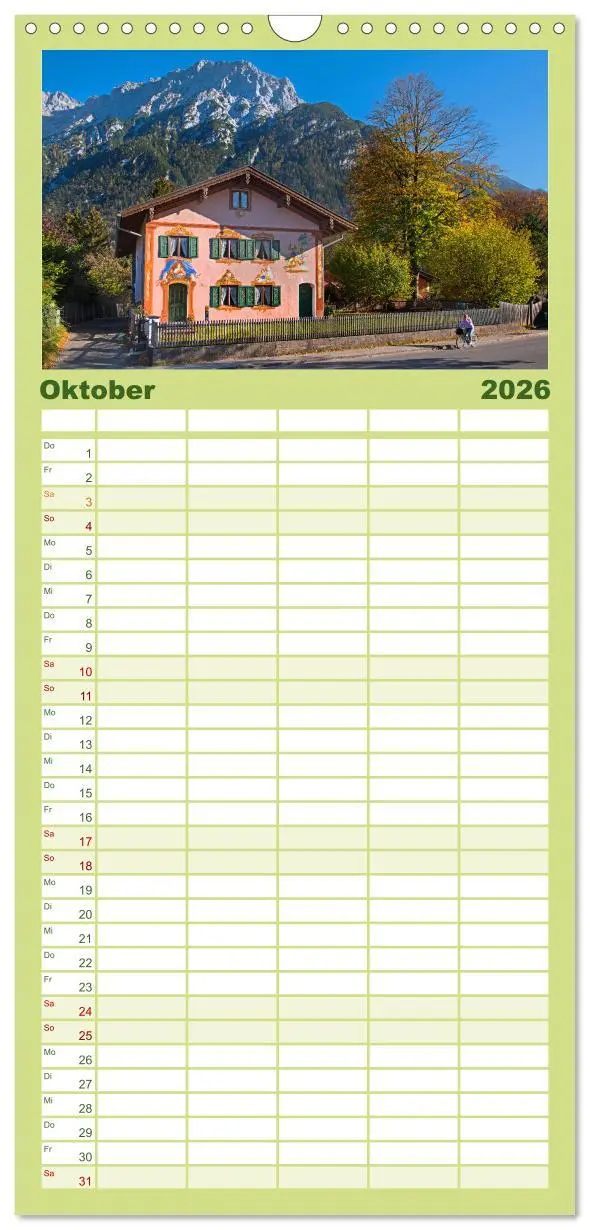 Bild: 9783516502459 | Familienplaner 2026 - Mittenwald - Perle des Werdenfelser Landes...