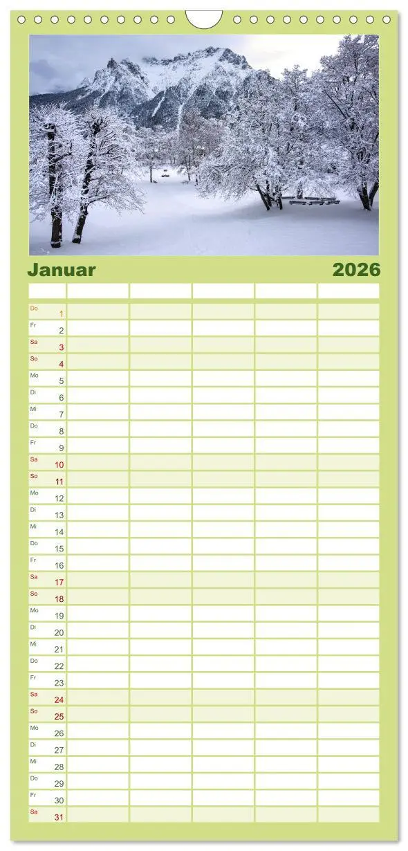 Bild: 9783516502459 | Familienplaner 2026 - Mittenwald - Perle des Werdenfelser Landes...
