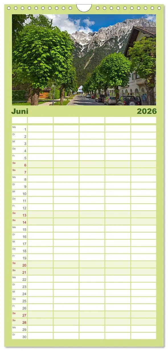 Bild: 9783516502459 | Familienplaner 2026 - Mittenwald - Perle des Werdenfelser Landes...