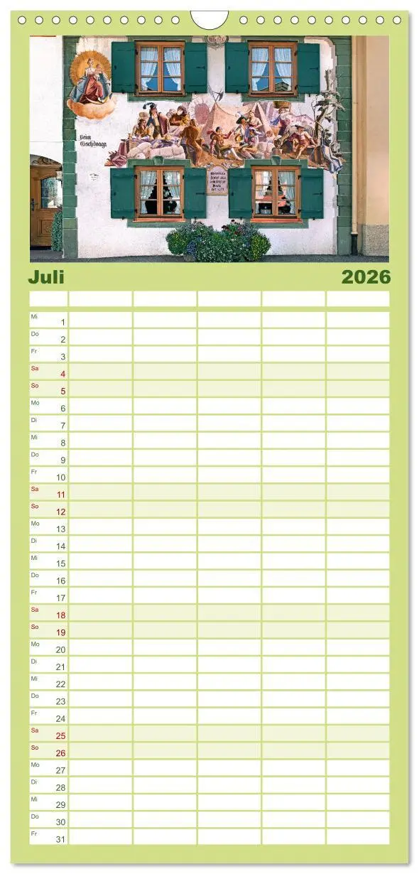 Bild: 9783516502459 | Familienplaner 2026 - Mittenwald - Perle des Werdenfelser Landes...