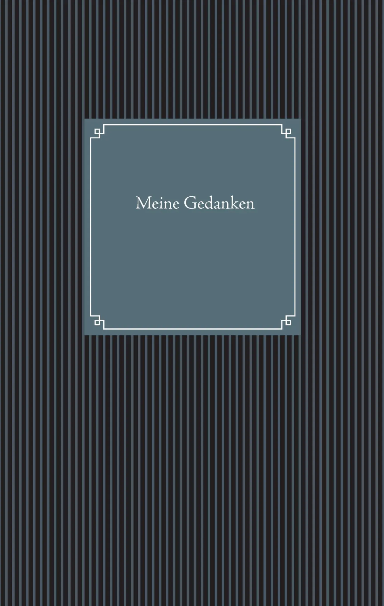 Cover: 9783734782459 | Meine Gedanken | Gedankentagebuch (Band 1) | Jörg Hartig | Buch | 2015