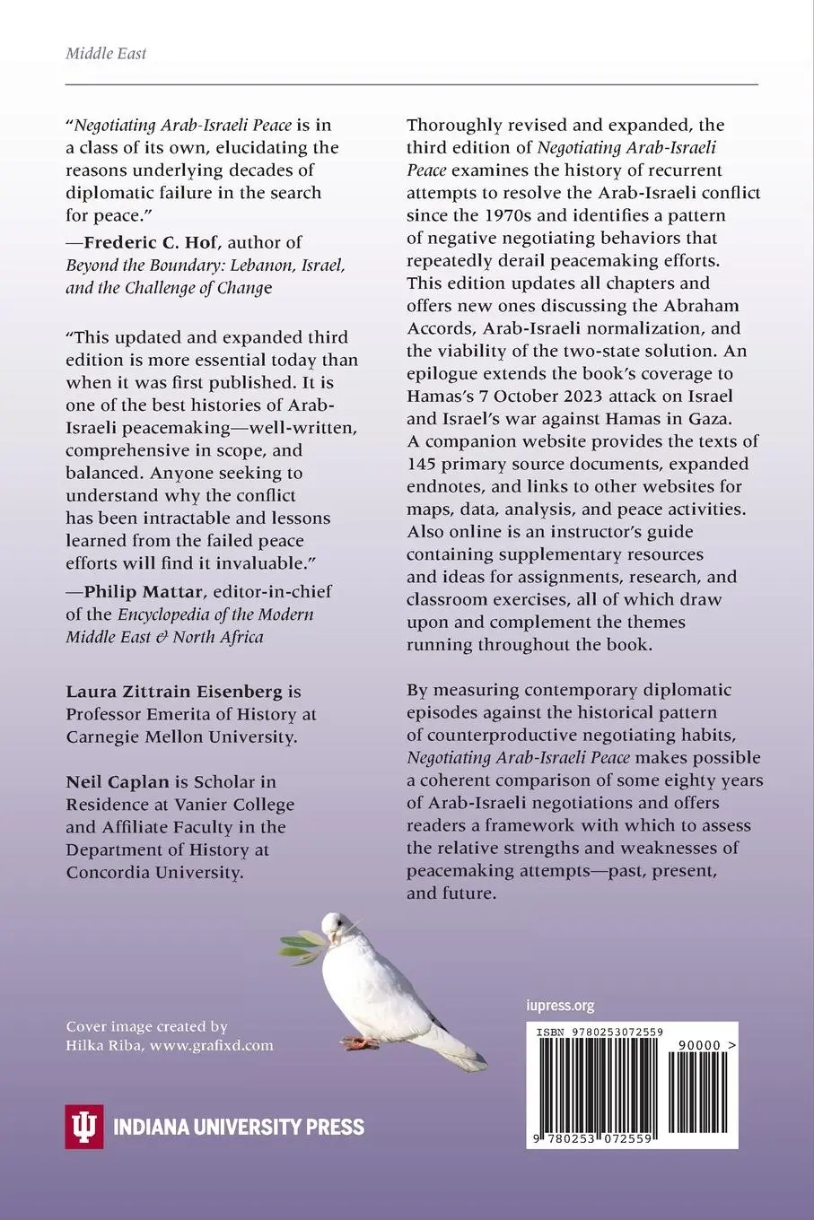 Rückseite: 9780253072559 | Negotiating Arab-Israeli Peace | Patterns, Problems, Possibilities
