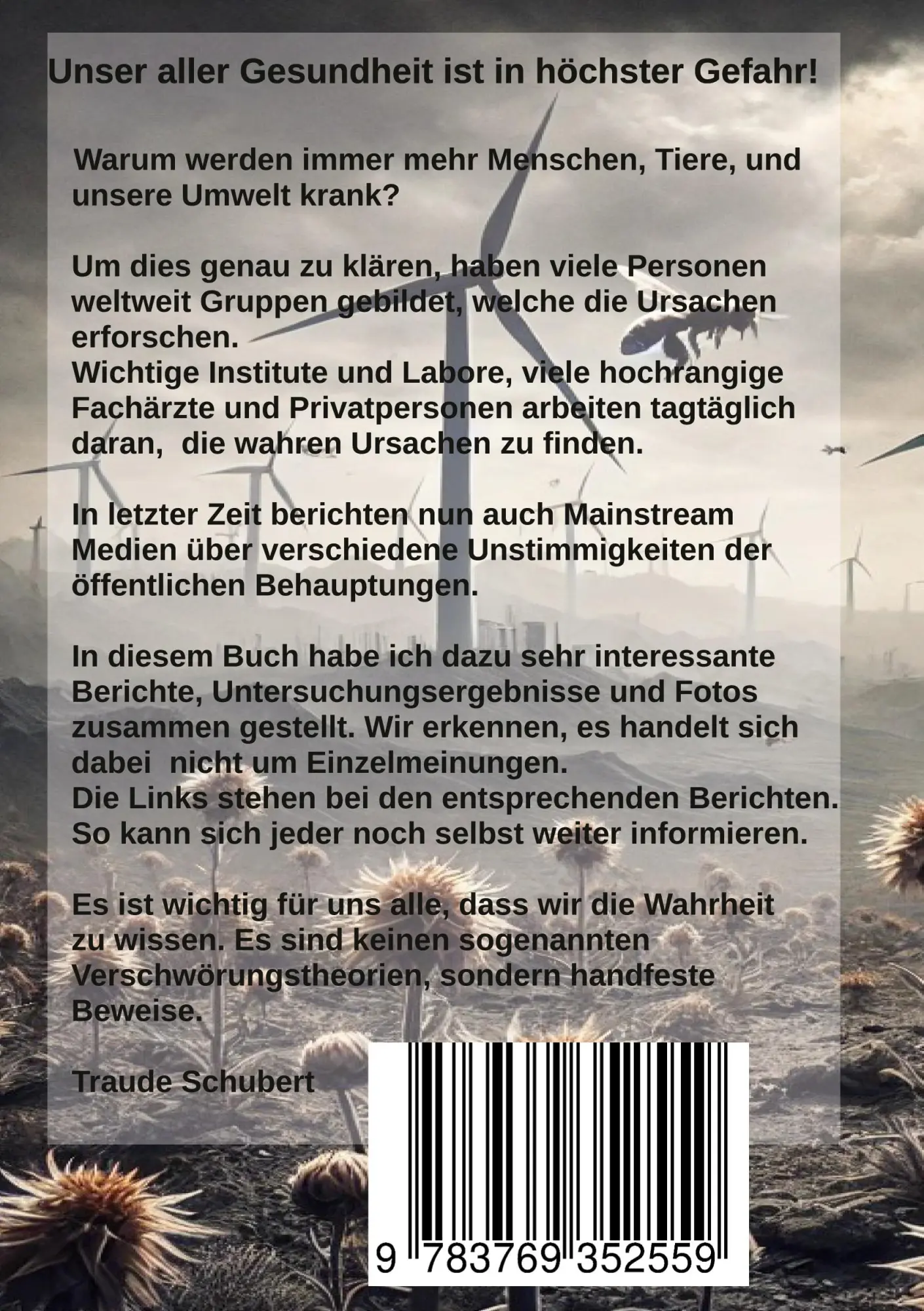 Rückseite: 9783769352559 | Unsere Gesundheit ist in höchster Gefahr | Traude Schubert | Buch