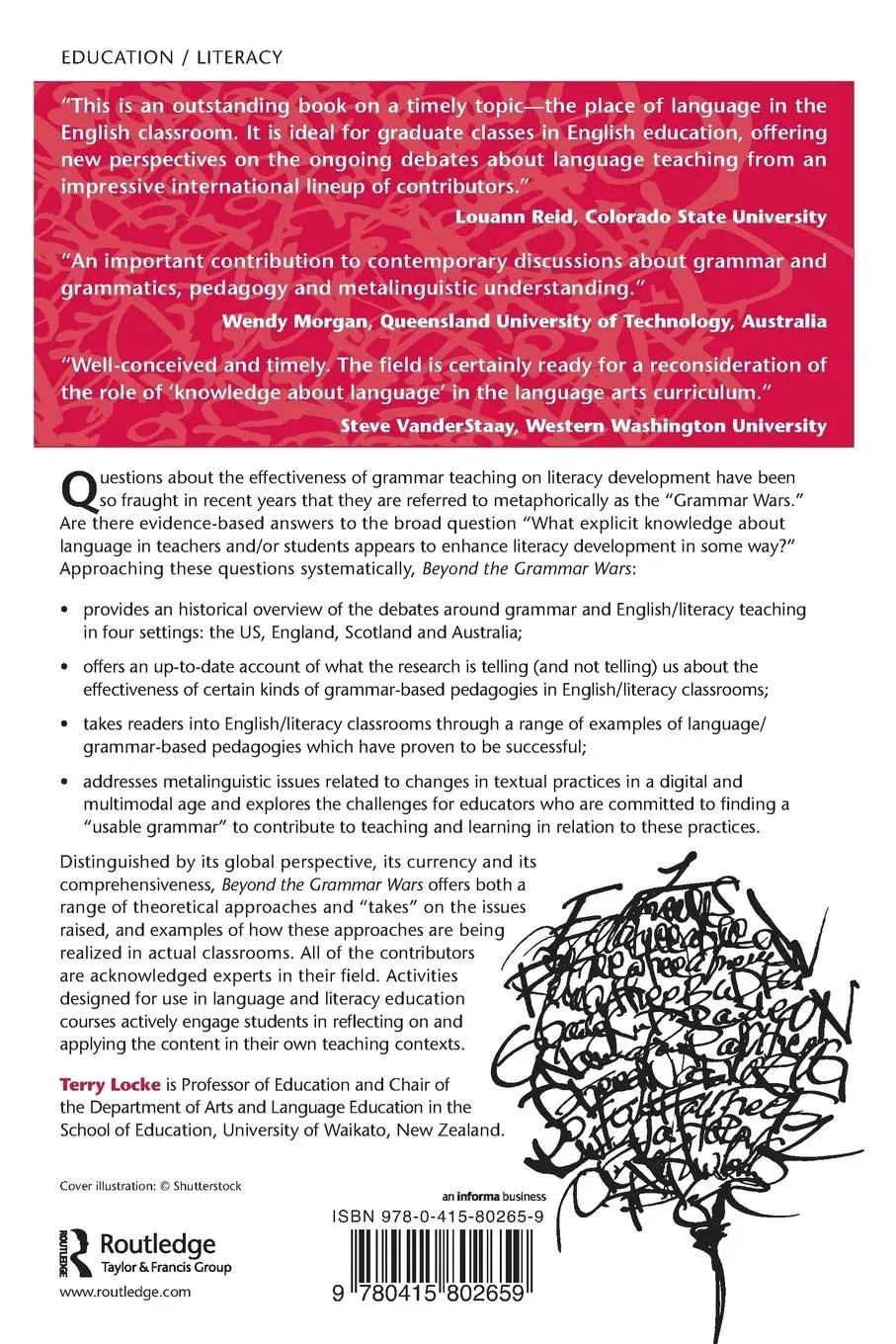 Rückseite: 9780415802659 | Beyond the Grammar Wars | Terry Locke | Taschenbuch | Englisch | 2010