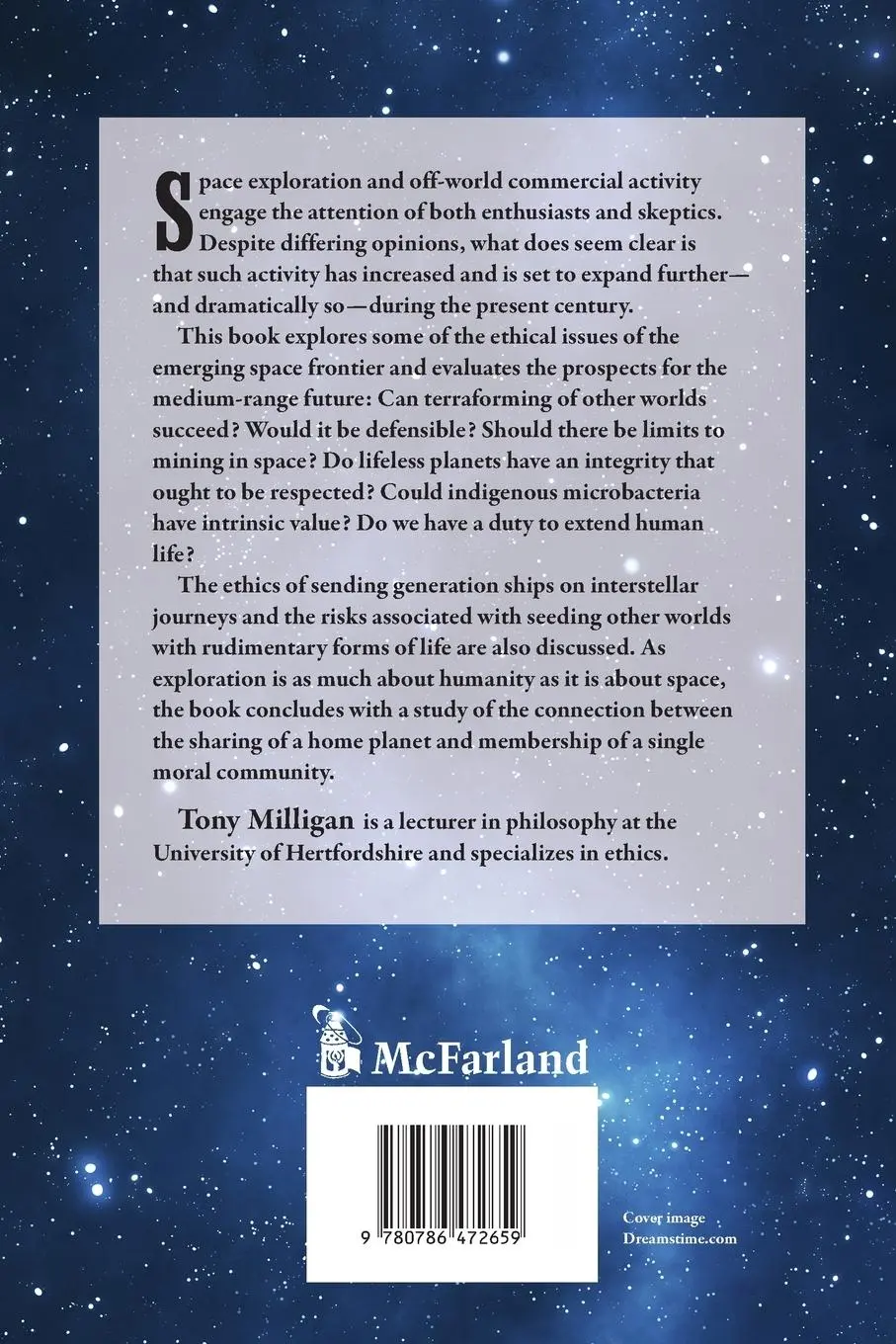 Rückseite: 9780786472659 | Nobody Owns the Moon | The Ethics of Space Exploitation | Milligan