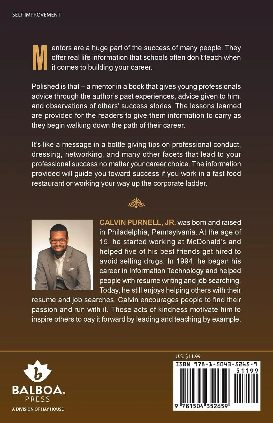 Rückseite: 9781504352659 | Polished | A Young Professional's Guide for Success | Purnell | Buch