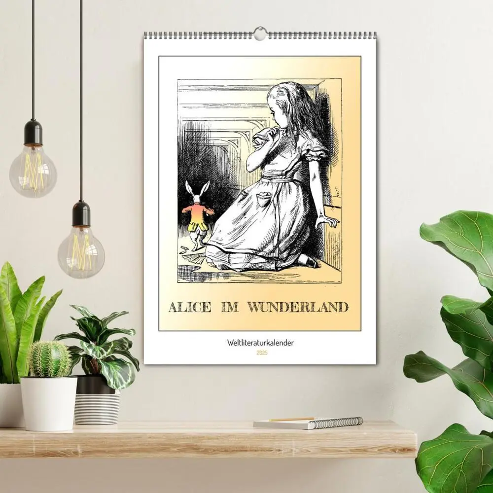 Bild: 9783435922659 | Alice im Wunderland - Weltliteraturkalender (Wandkalender 2025 DIN...