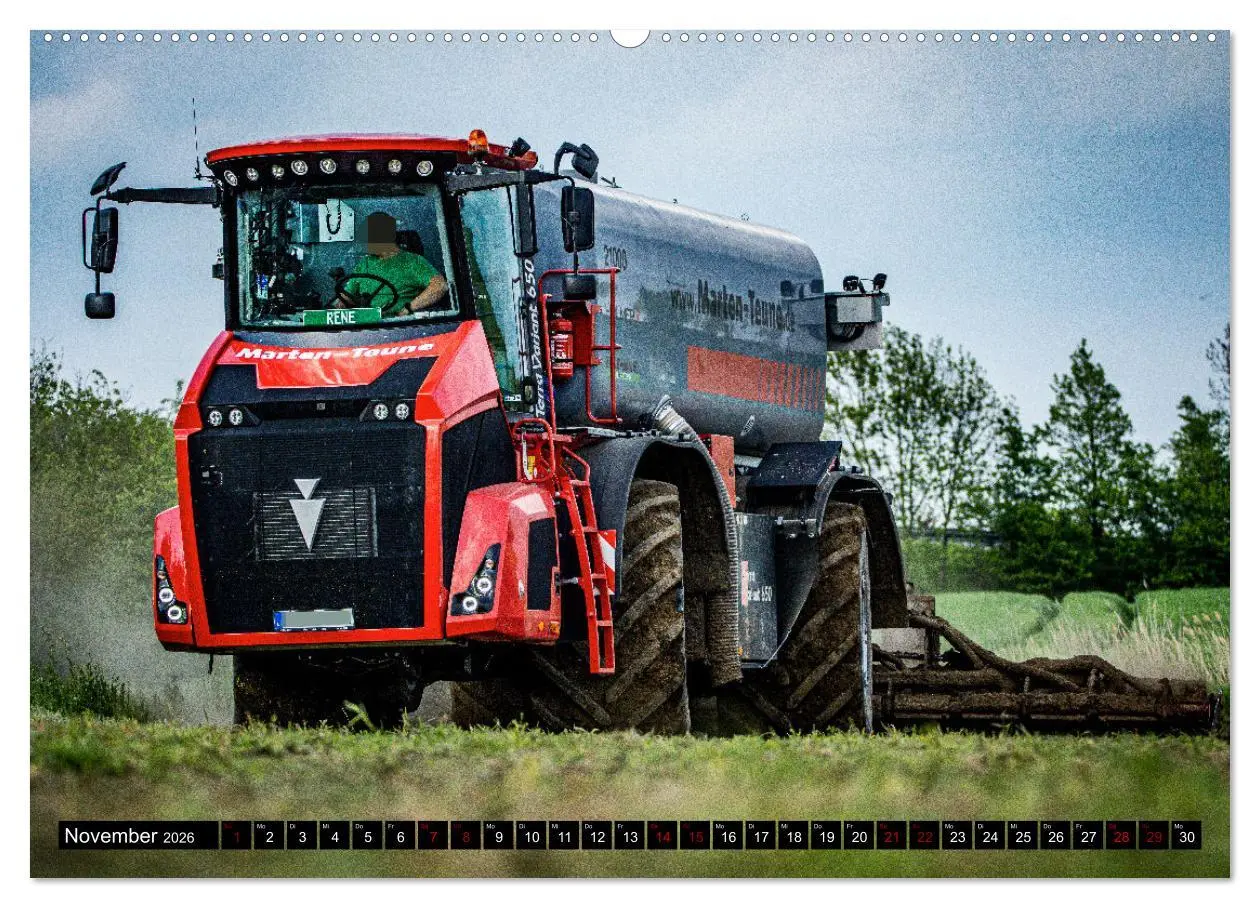 Bild: 9783457492659 | Agrartechnik (hochwertiger Premium Wandkalender 2026 DIN A2 quer),...