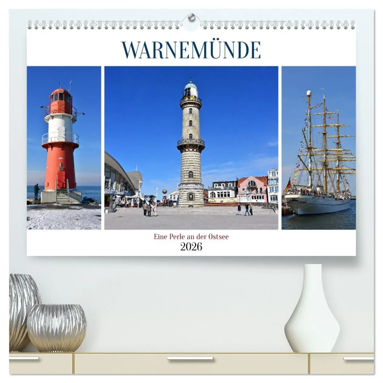 Cover: 9783457562659 | WARNEMÜNDE (hochwertiger Premium Wandkalender 2026 DIN A2 quer),...