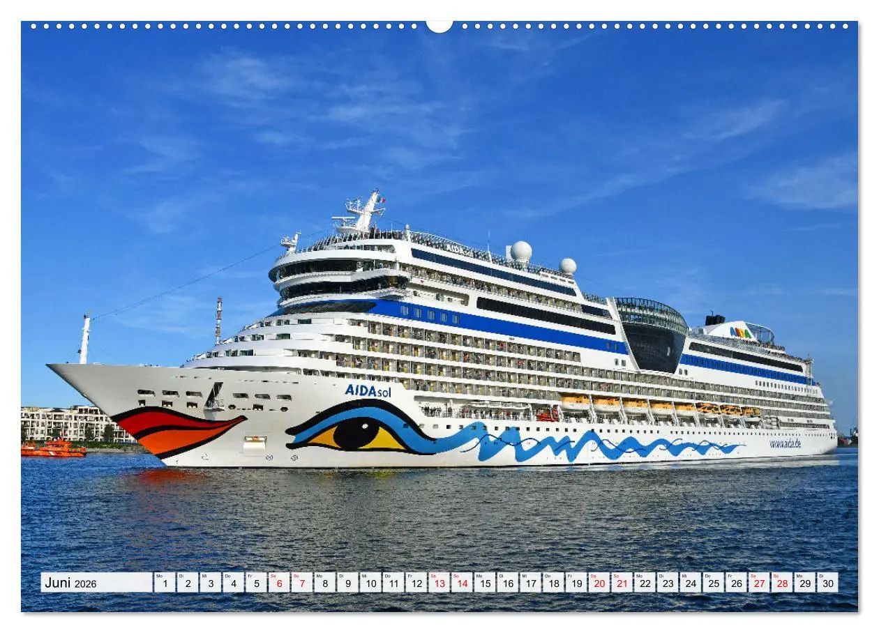 Bild: 9783457562659 | WARNEMÜNDE (hochwertiger Premium Wandkalender 2026 DIN A2 quer),...