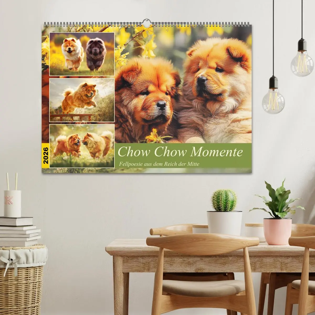Bild: 9783457942659 | Chow Chow Momente. Fellpoesie aus dem Reich der Mitte (Wandkalender...