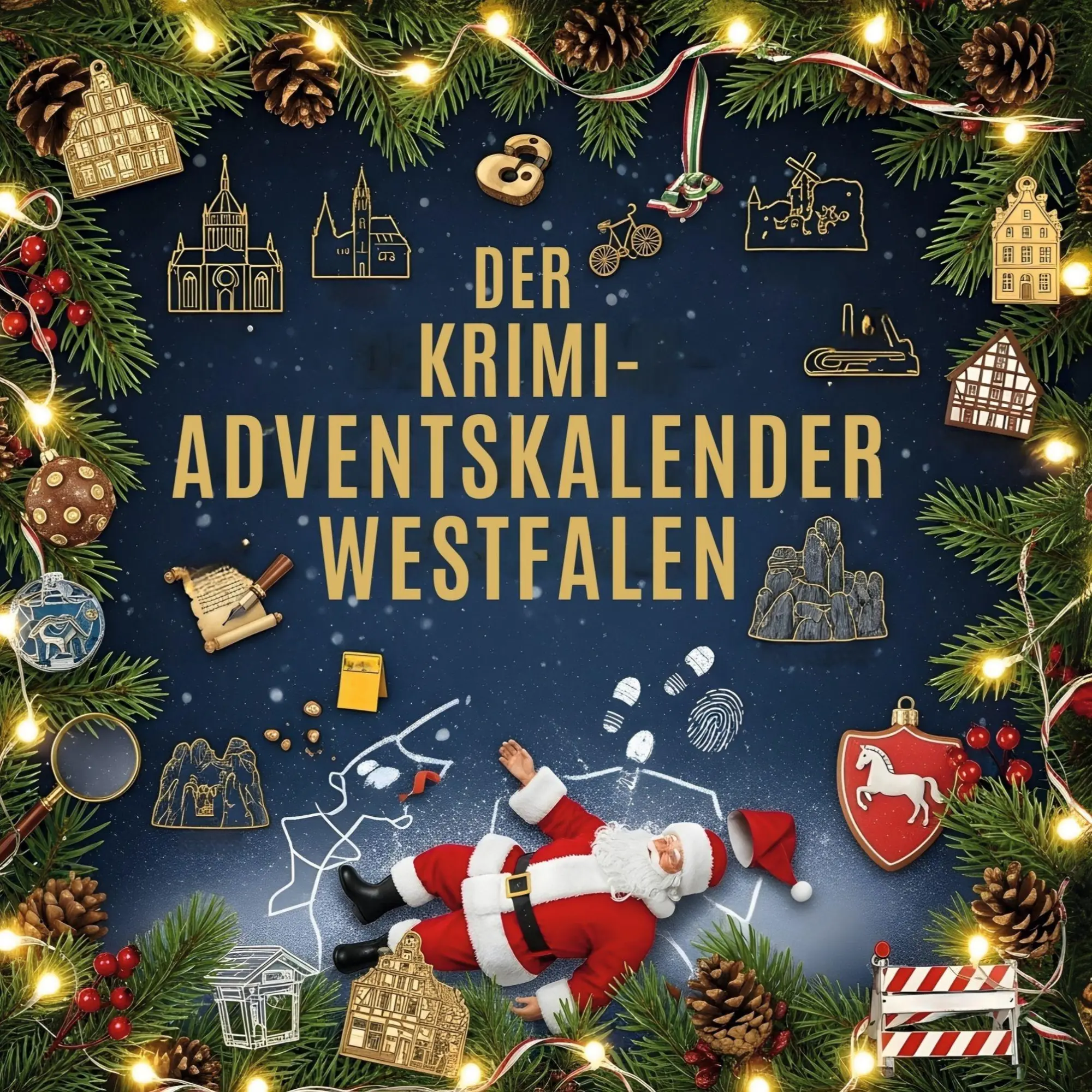Cover: 9783695302659 | Der Krimi-Adventskalender Westfalen | Mordsverdächtig in 24 Akten