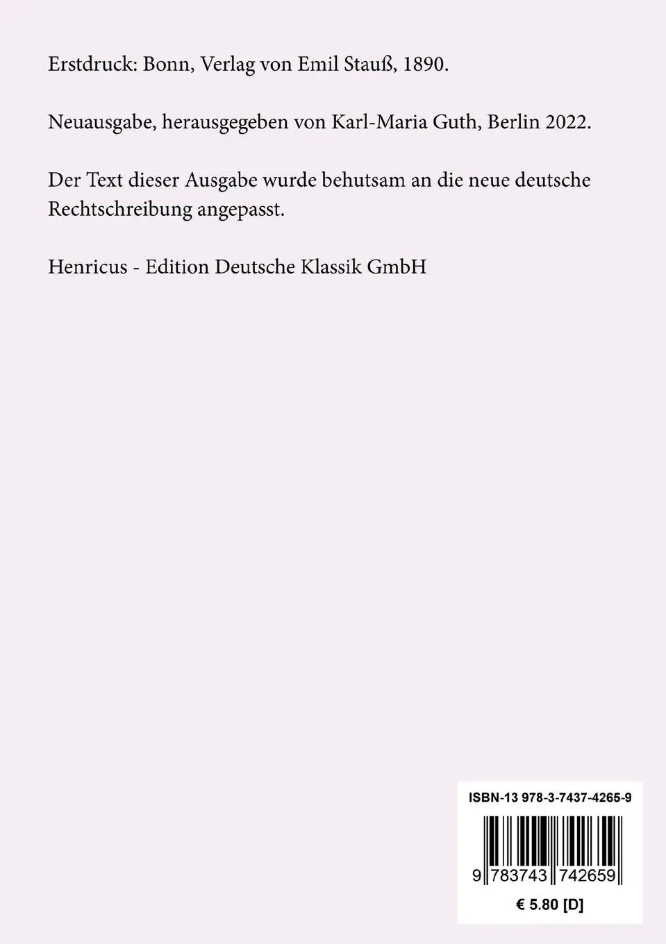 Rückseite: 9783743742659 | Vom Amboss | Aphorismen einer Königin | Carmen Sylva | Taschenbuch