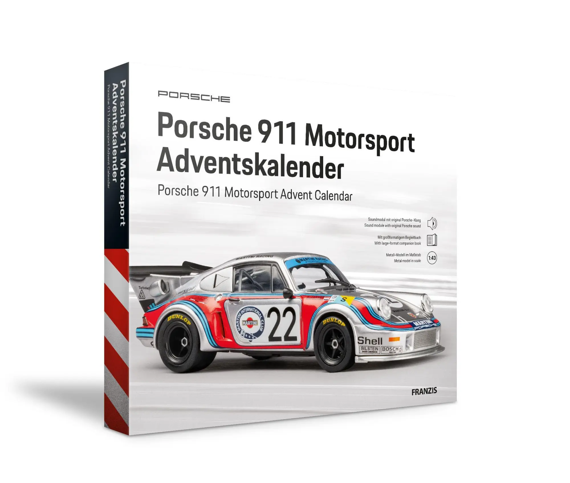 Cover: 4019631672759 | FRANZIS 67275 - Porsche 911 Turbo Motorsport Adventskalender 1:43