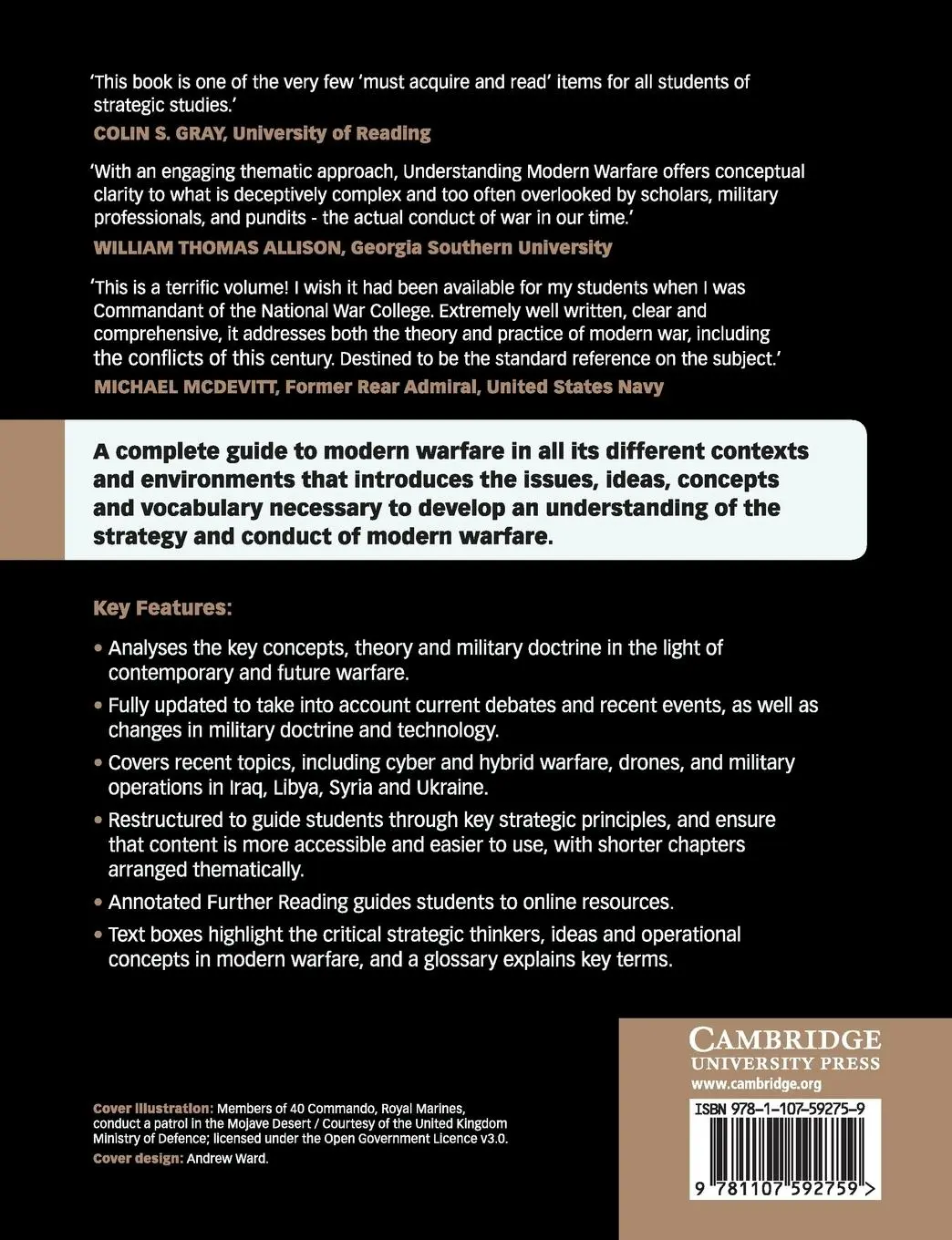 Rückseite: 9781107592759 | Understanding Modern Warfare | David Jordan (u. a.) | Taschenbuch