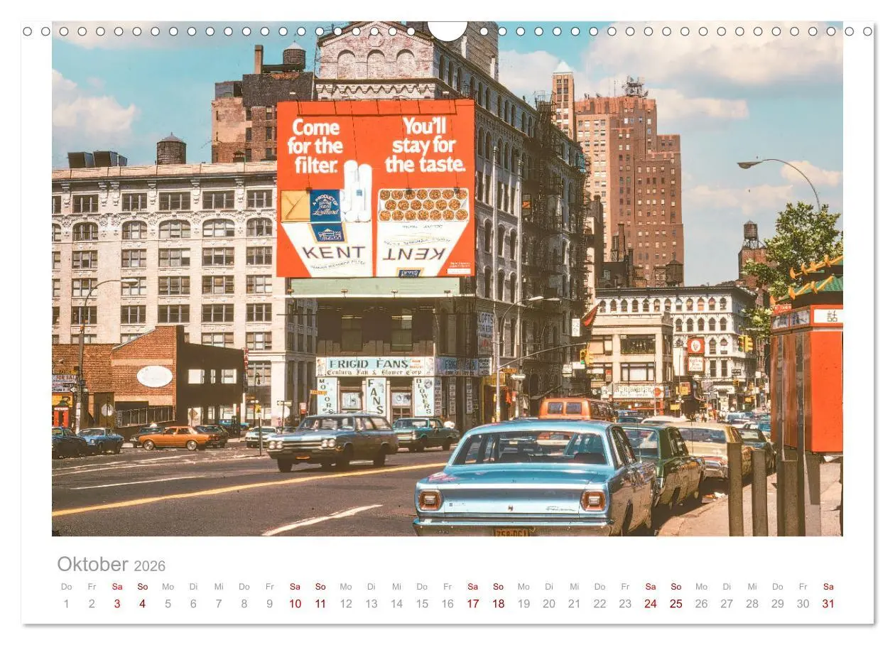 Bild: 9783457622759 | New York in 1975 (Wandkalender 2026 DIN A3 quer), CALVENDO...