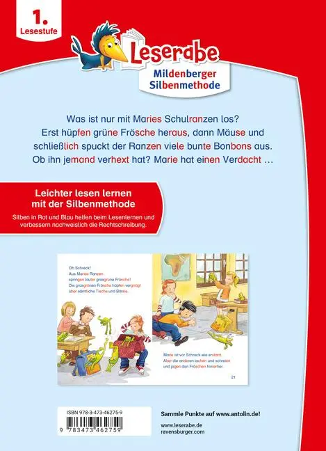 Bild: 9783473462759 | Leserabe - mit Mildenberger Silbenmethode - Der verhexte Schulranzen