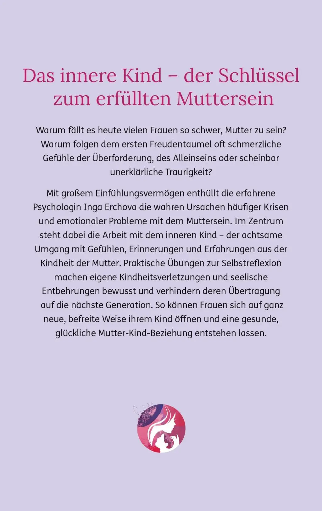 Bild: 9783778792759 | Jede Mutter kann glücklich sein | Inga Erchova | Buch | 384 S. | 2017