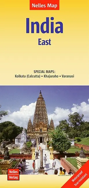 Cover: 9783865742759 | Nelles Map India East | (Land-)Karte | Mehrfarbdendruck. Gefalzt