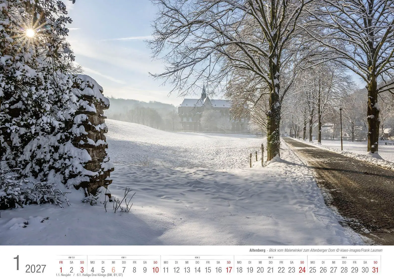 Bild: 9783965352759 | Altenberg 2027 Bildkalender A3 Spiralbindung | Holger Klaes | Kalender