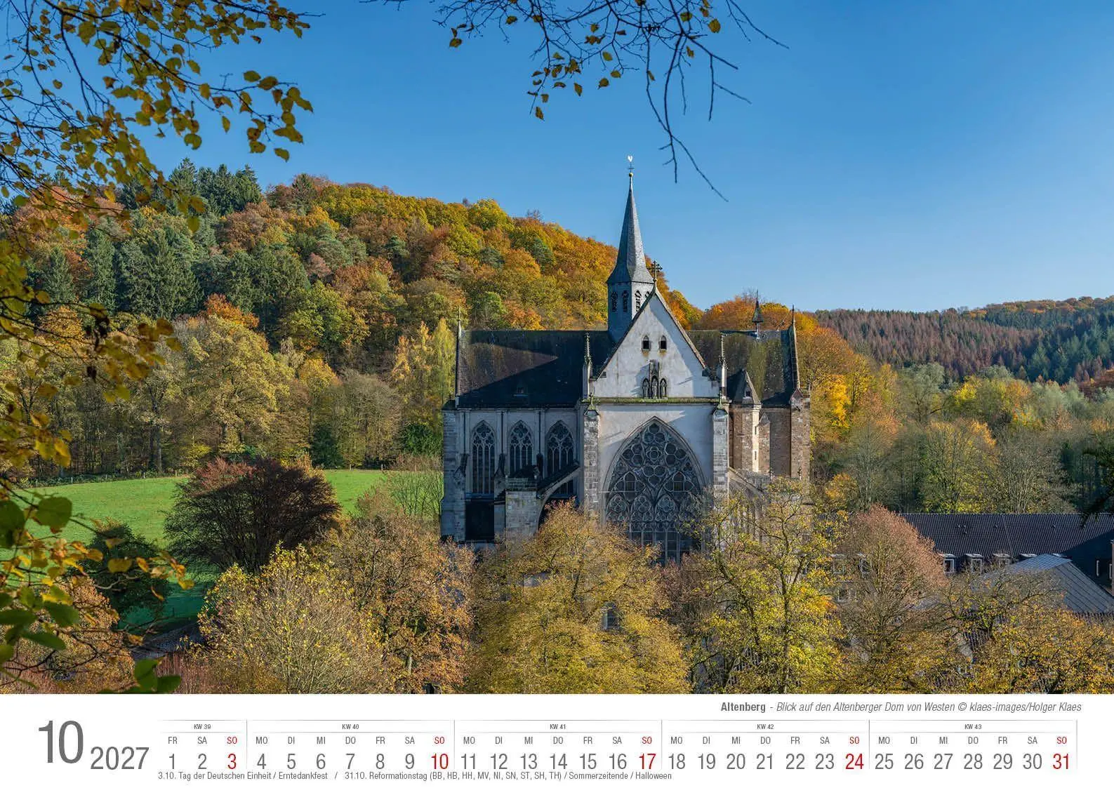 Bild: 9783965352759 | Altenberg 2027 Bildkalender A3 Spiralbindung | Holger Klaes | Kalender