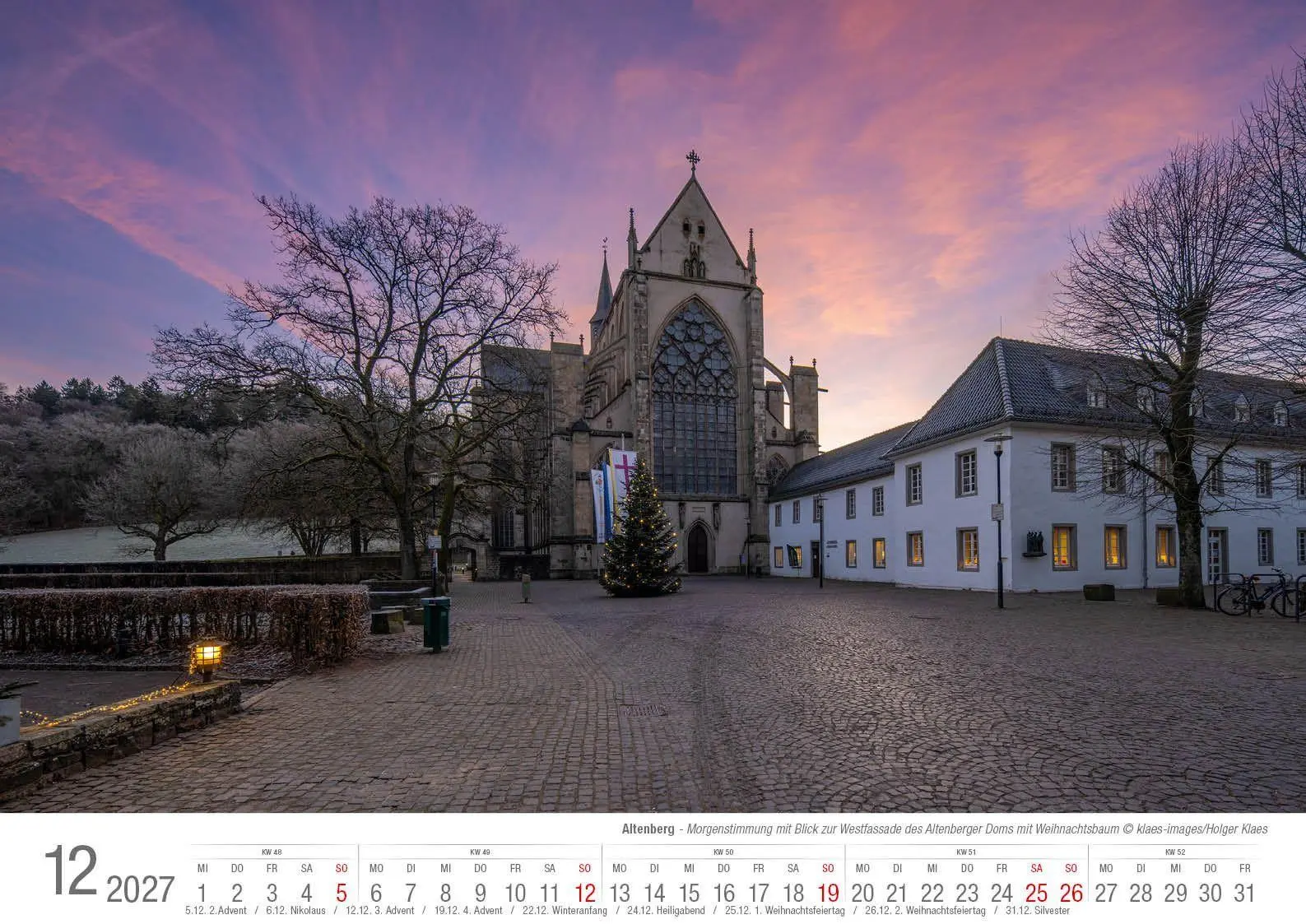 Bild: 9783965352759 | Altenberg 2027 Bildkalender A3 Spiralbindung | Holger Klaes | Kalender