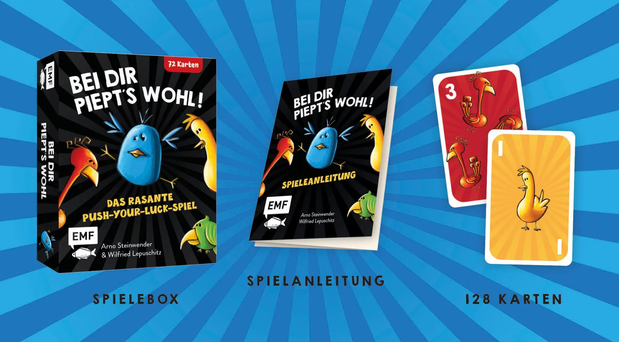Bild: 4260478342859 | Kartenspiel: Bei dir piept's wohl! | Arno Steinwender (u. a.) | Spiel